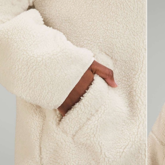 Lululemon Collarless Textured Fleece Full Zip - Picture 3 of 6